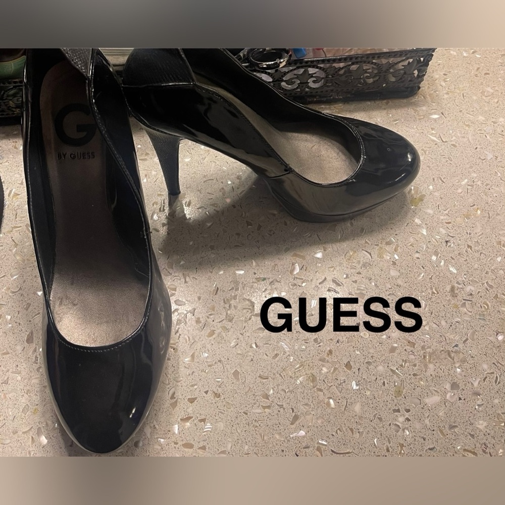G By Guess Heels Black GGwandaa 7.5